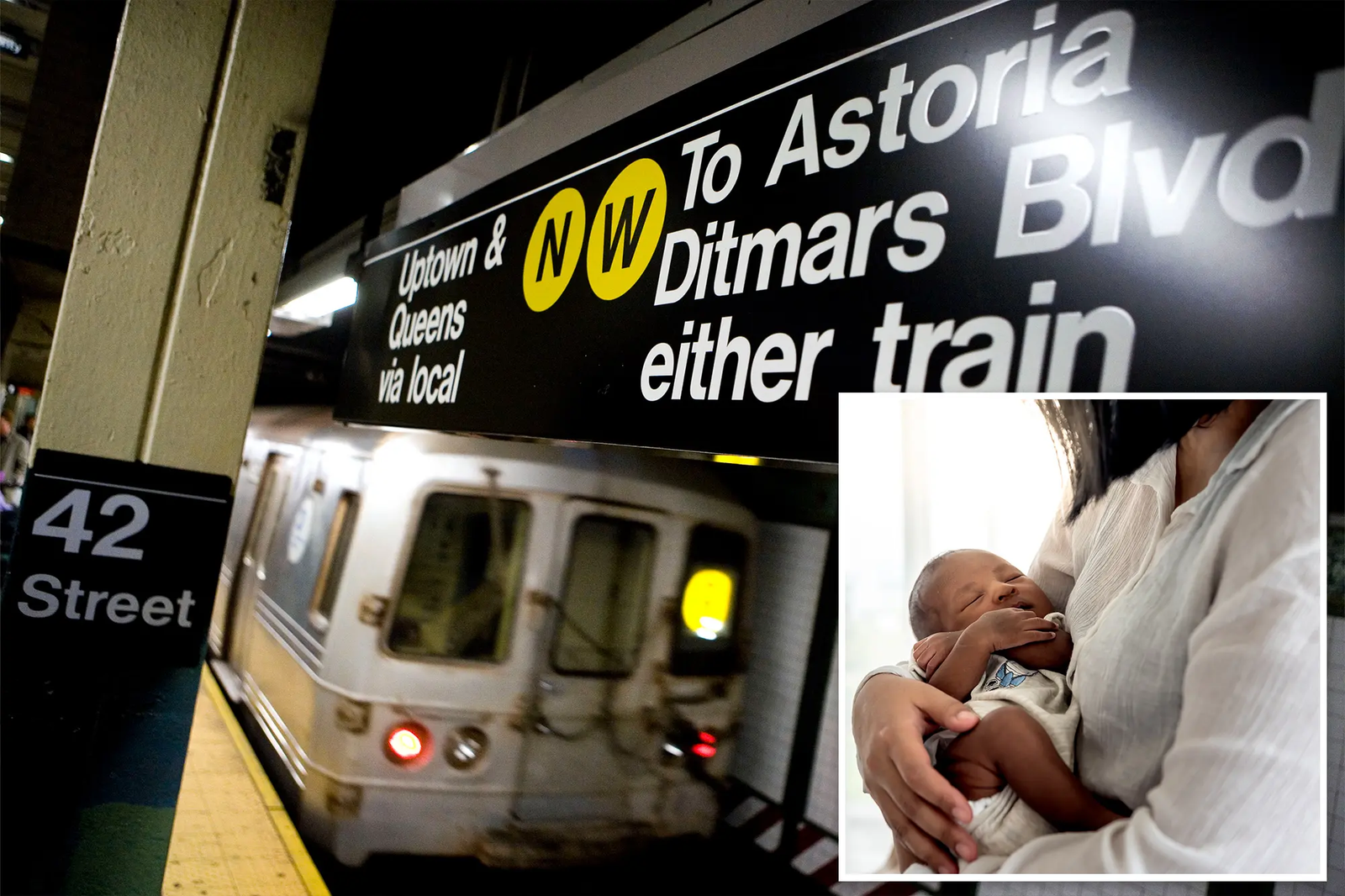 Commuters help after baby born on NYC subway, MTA says