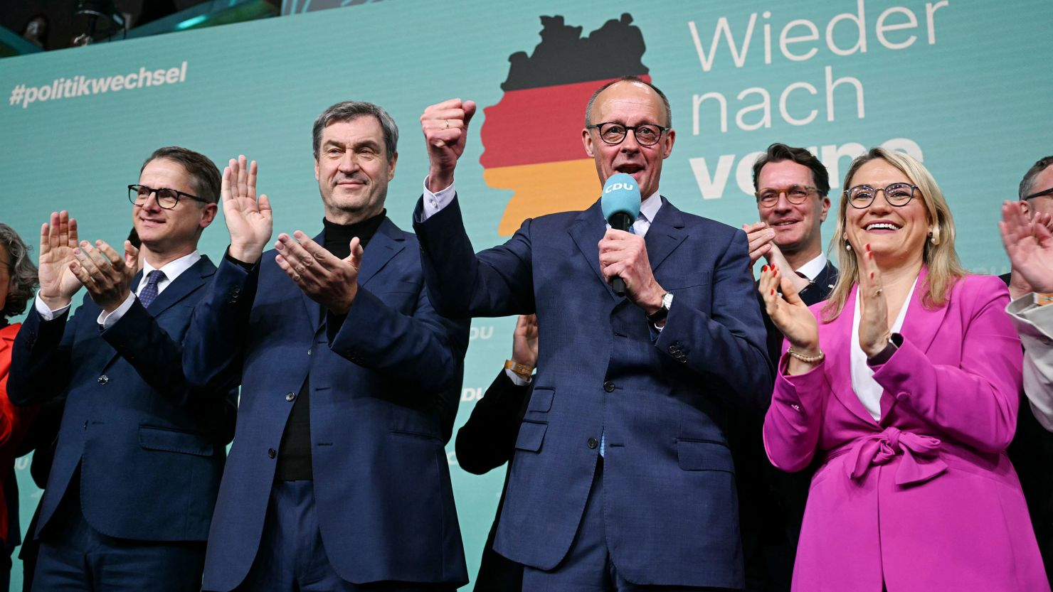 Conservatives win Germany election, far-right in second place, exit polls show