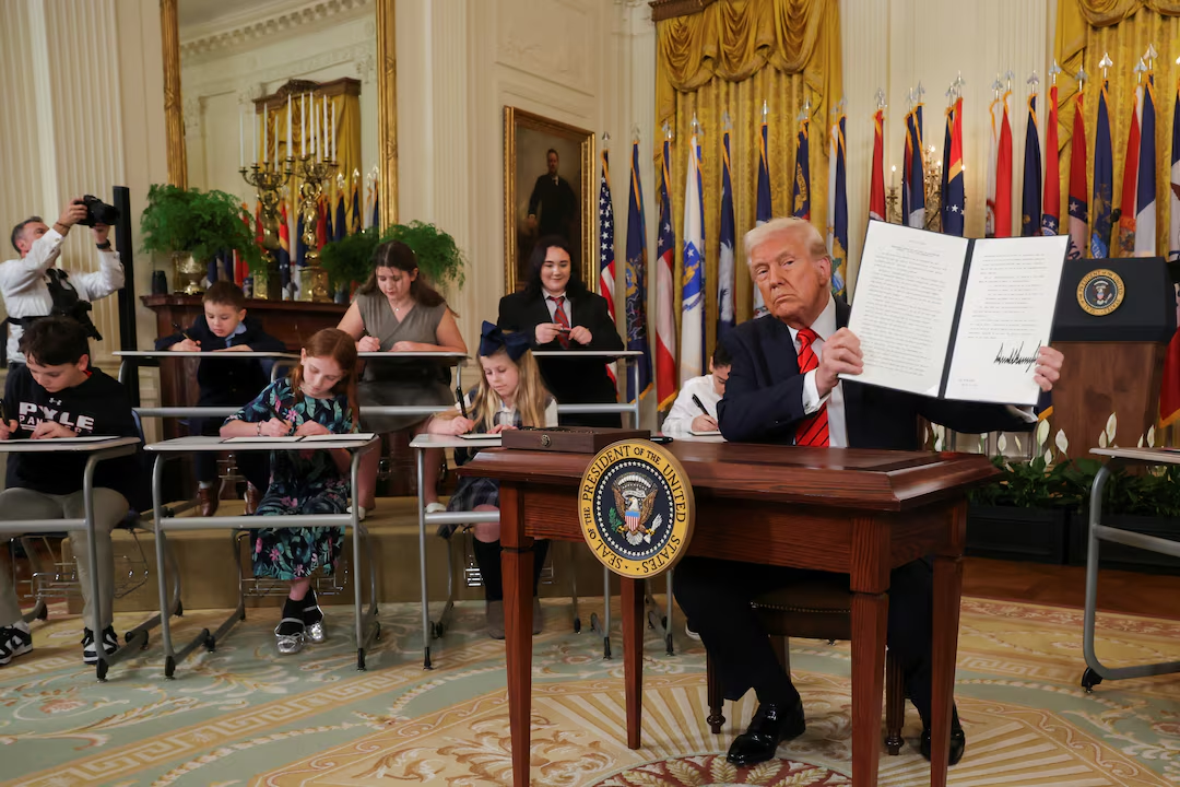 Trump signs executive order dismantling Education Department