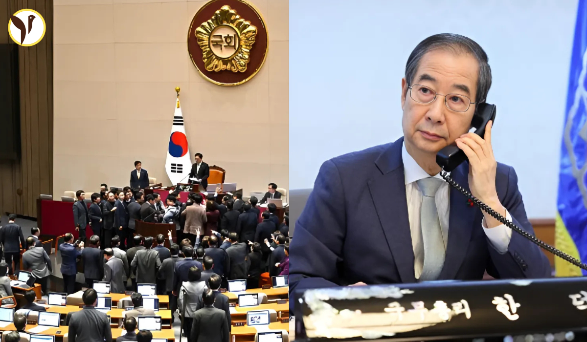 South Korea’s Han Duck-soo reinstated as acting president as court strikes down his impeachment