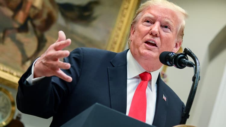 Trump says any country that buys oil from Iran will not be allowed to do business with U.S.