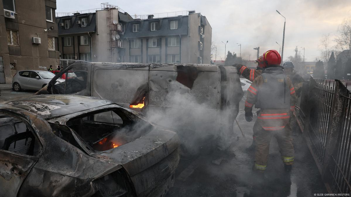 Ukraine says 15 people hurt in ‘massive’ Russian attack on the capital