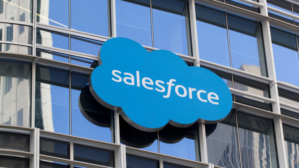 Salesforce leads software rally, rocketing 20% on track for second-best day ever