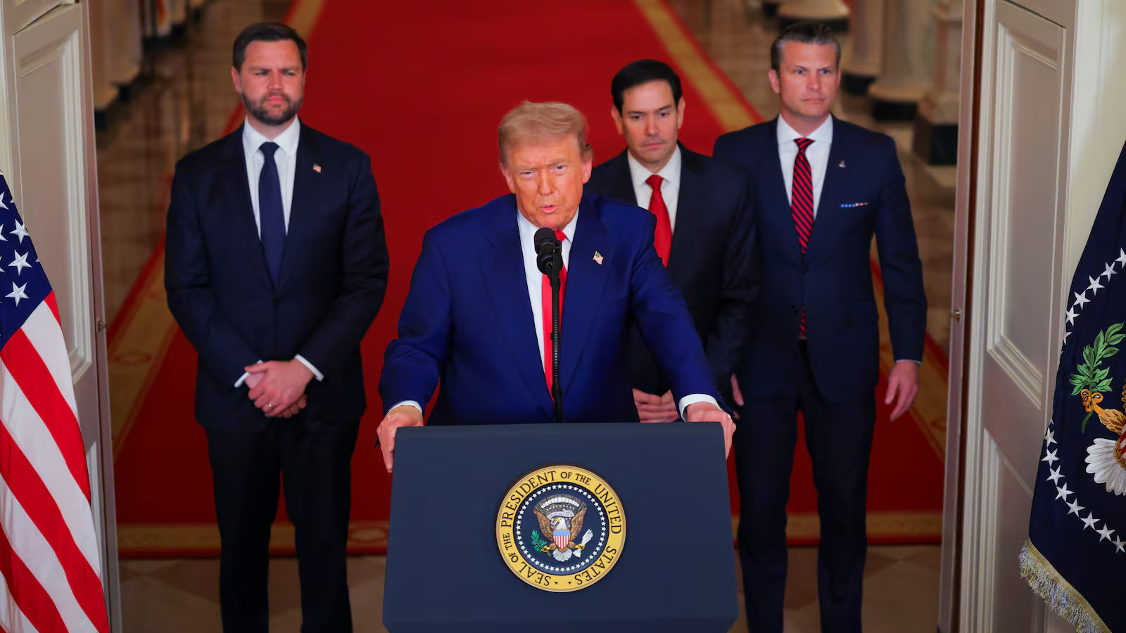 Watch President Donald Trump’s address on the U.S. bombing of Iran