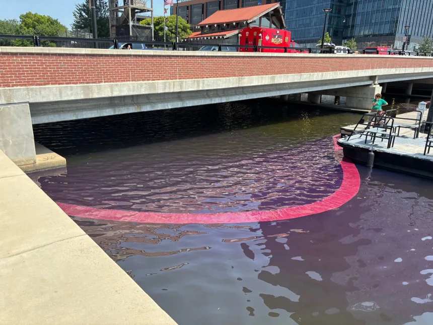 2000 gallons of diesel fuel overflowed into Baltimore's Inner Harbor