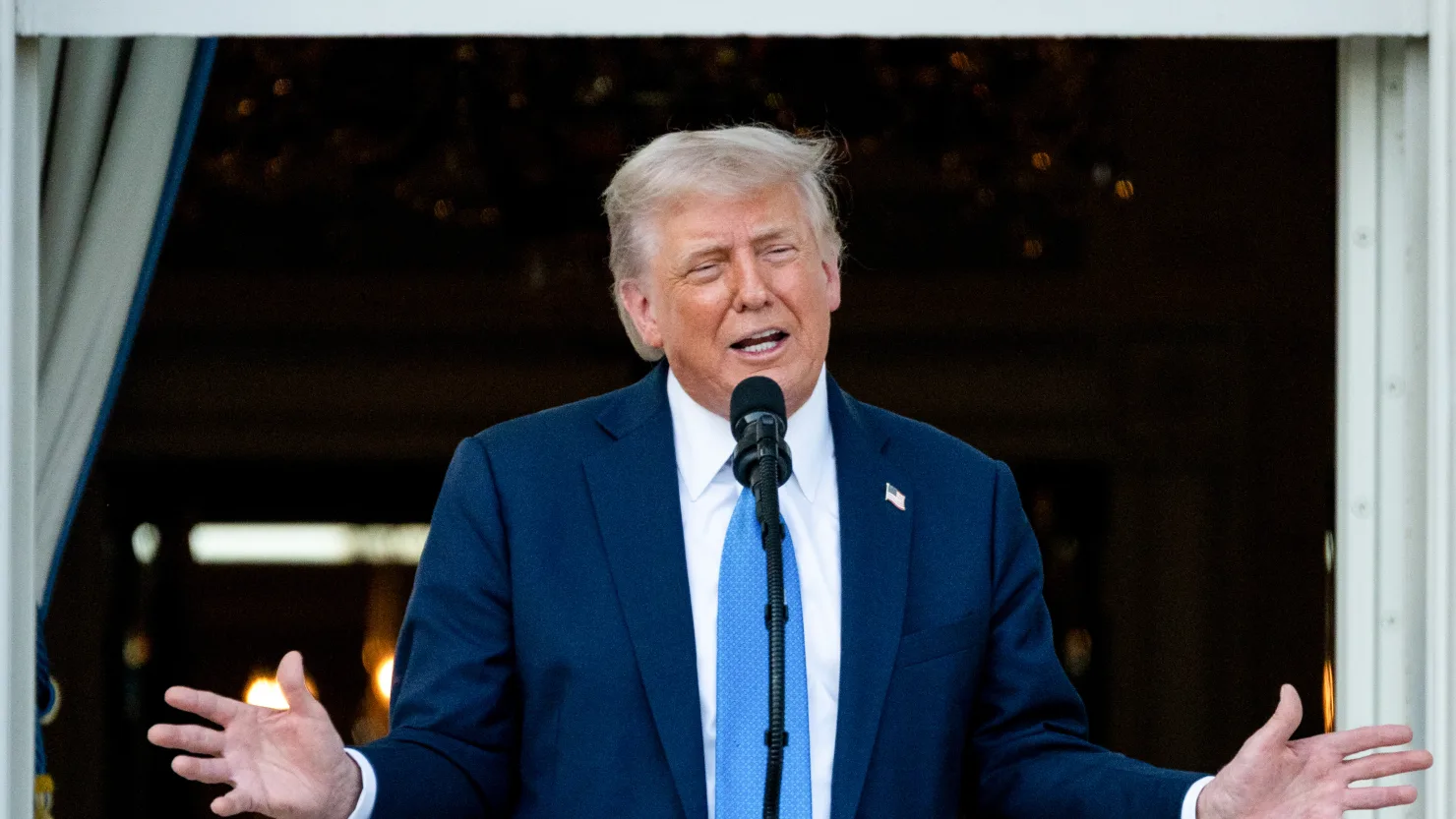 Trump bans citizens of 12 countries from entering the U.S.