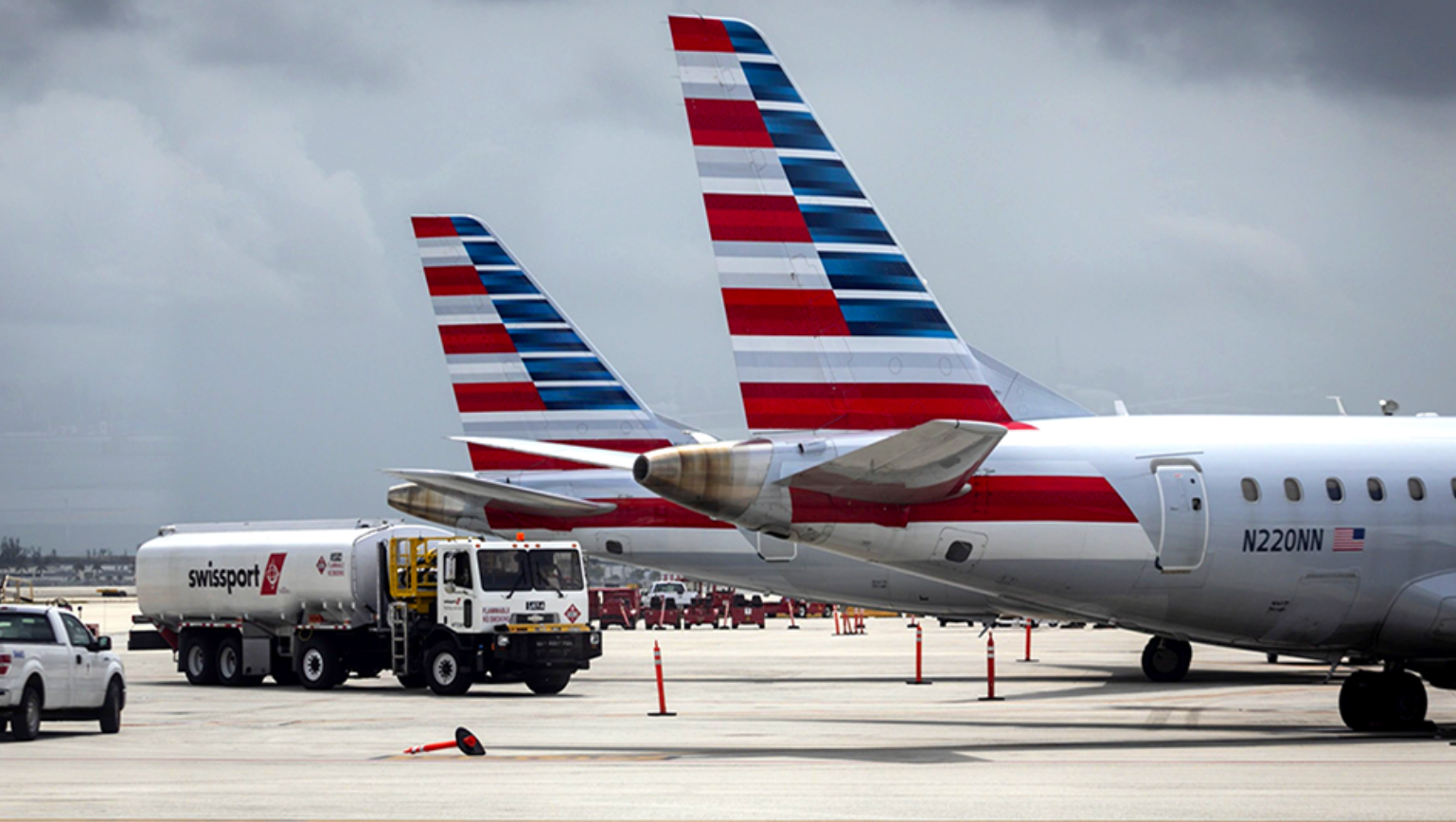 Airline stocks trade lower as oil price spike