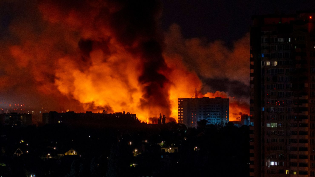 Ukraine says it struck Russian airbase, as Russia sent hundreds of drones into Ukraine