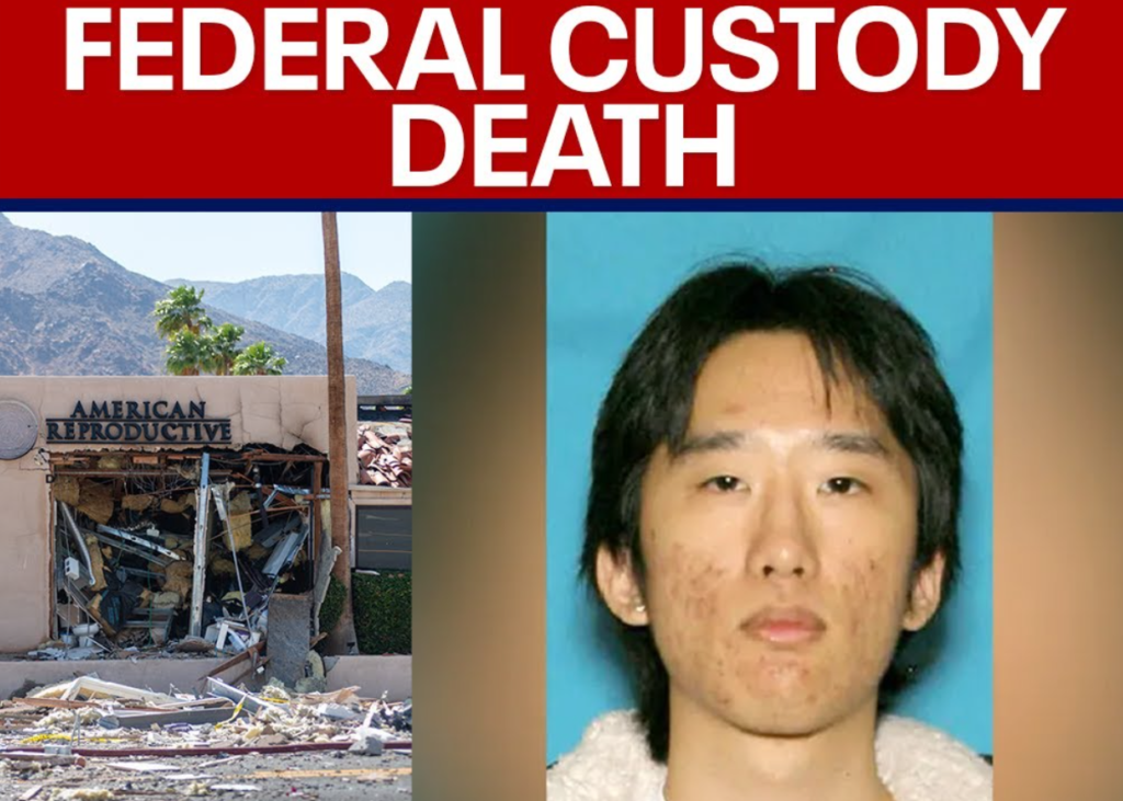Calif. fertility clinic bombing co-conspirator's death raises questions about L.A. lockup