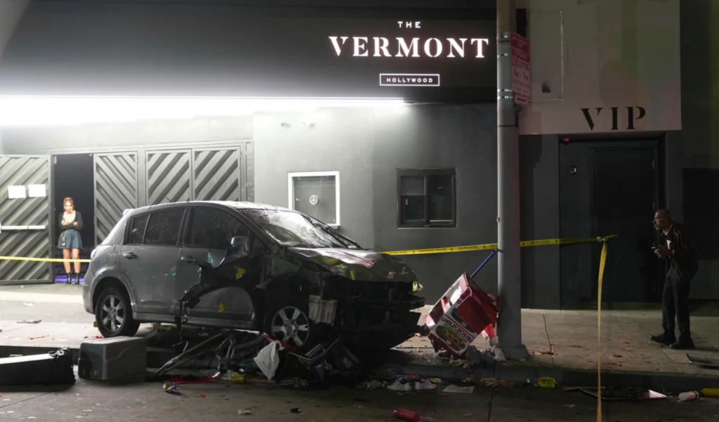 Vehicle plows into Los Angeles crowd, injuring 30 people