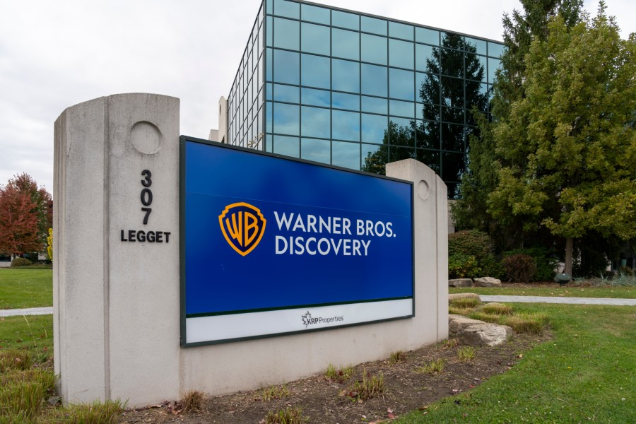 Warner Bros. Discovery says it’s open to a sale; shares jump 10%