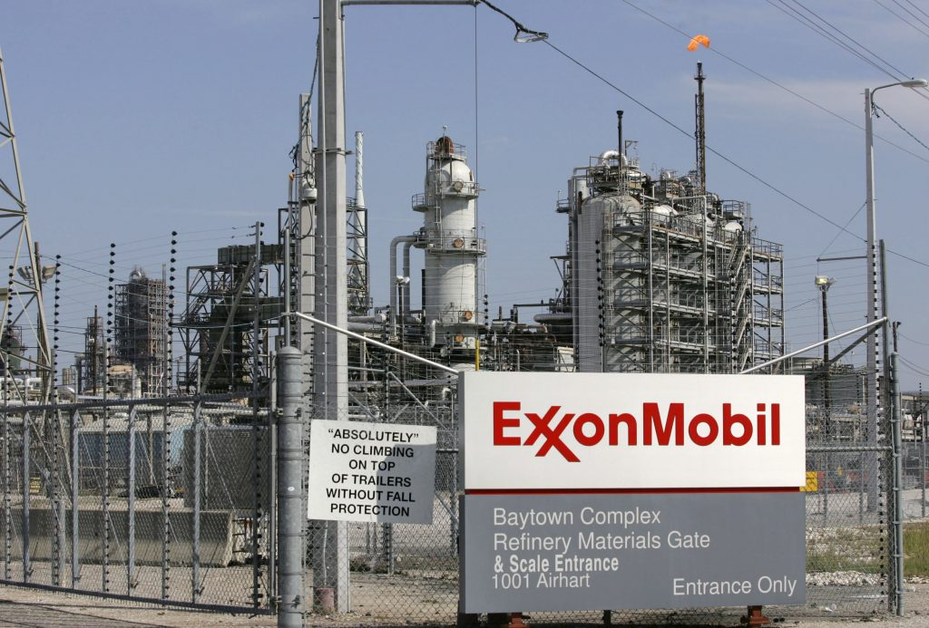 Exxon shares fall following latest quarterly results