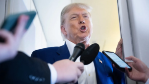 Trump Warns Iran as “Massive Armada” Heads Toward Middle East