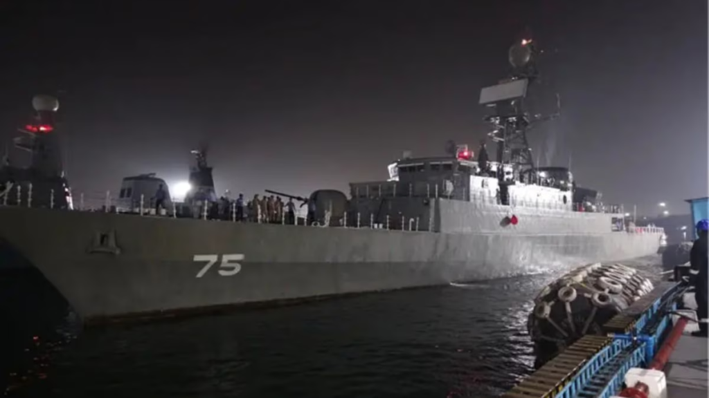 U.S. military shares video of torpedo strike sinking Iranian warship near Sri Lanka