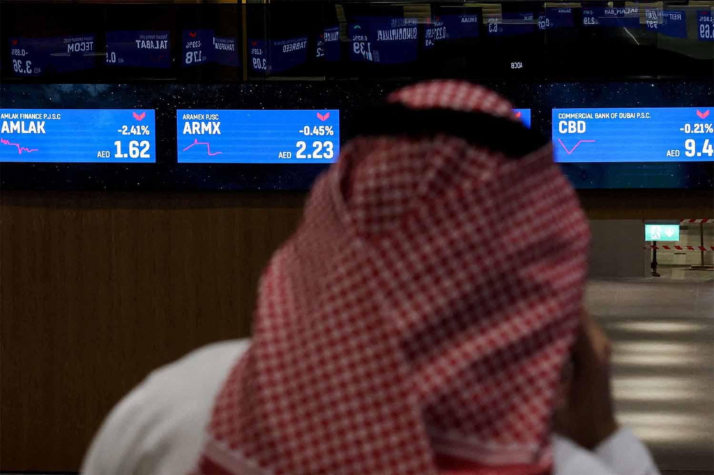 UAE stocks sell off as markets reopen from two-day closure after Iranian strikes