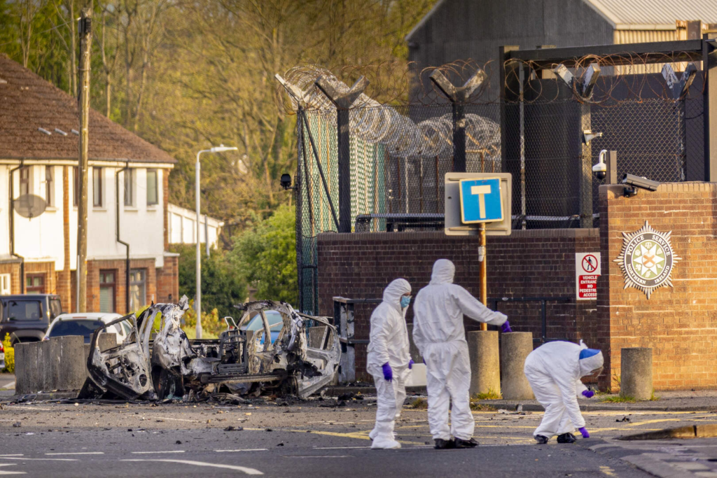 Car Bomb Explodes Near Police Station in Northern Ireland, Security Alert Declared