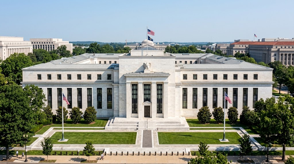 Federal Reserve building exterior in Washington, D.C.