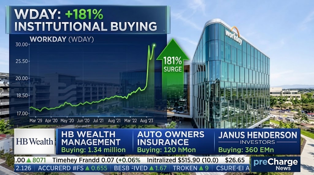 WALL STREET’S AI PICK: Workday Stock Surges 181% as Institutional Investors Pile In—Is It Time to Buy?